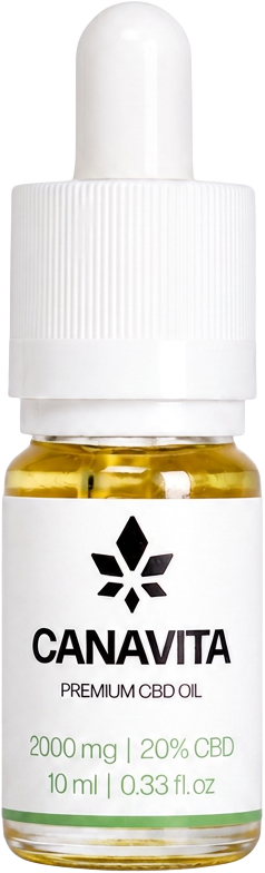 Flacone di olio di CBD Canavita